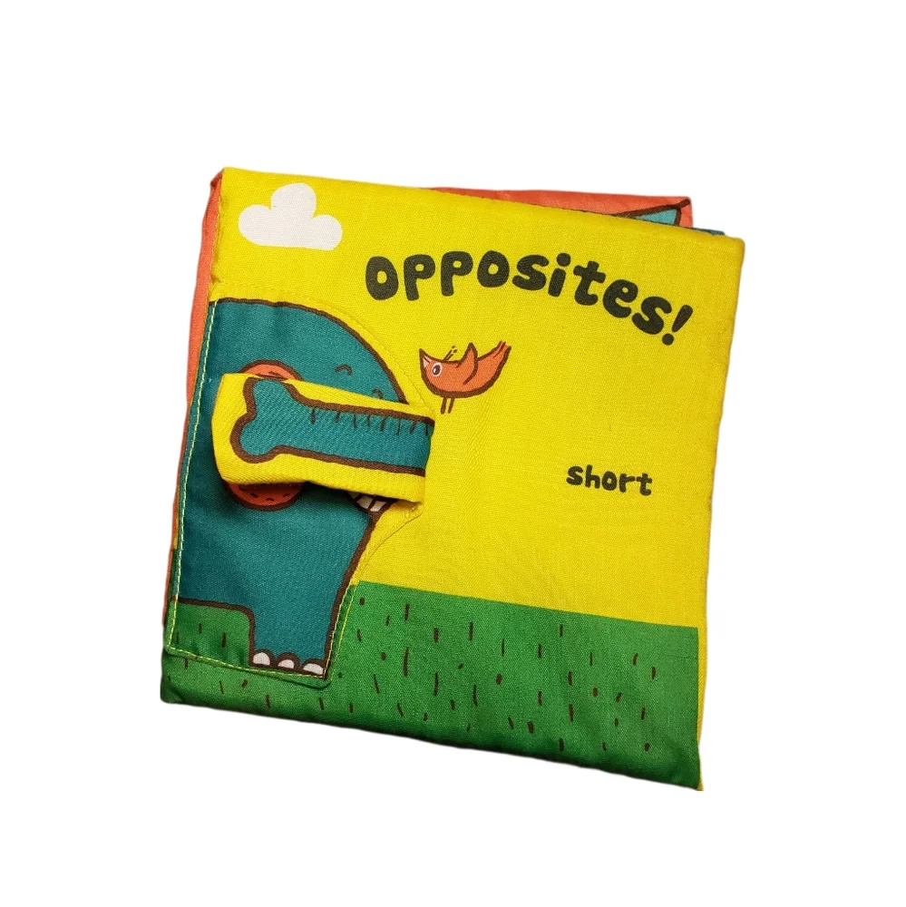 Melissa And Doug Soft Activity Baby Learning Book - Opposites